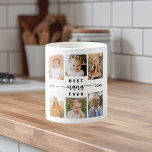 Mug Meilleur NaNa jamais - Collage photo pour petits e<br><div class="desc">Célébrez le "meilleur NaNa jamais" avec cette petite-fille personnalisée Photo Collage Coffee Mug. Ce cadeau réfléchi présente un collage magnifiquement arrangé de photos chères capturant des moments spéciaux, complété par un message sincère. Fabriqué en céramique de haute qualité, il est à la fois micro-ondes et lave-vaisselle sécuritaire pour la commodité...</div>