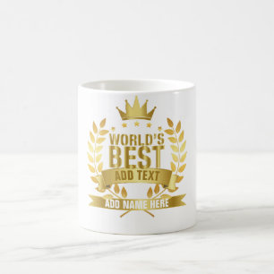 Mug Meilleur N'Importe Qui Or 5 Étoiles