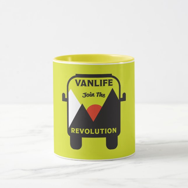 Mug Meilleur nomade de la vie en van (Centre)