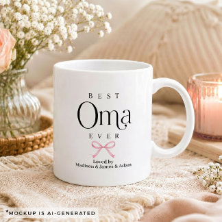 Mug Meilleur Oma de tous les temps, cadeau des petits-