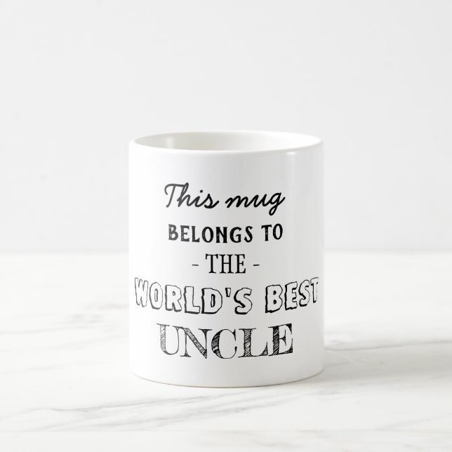 Mug Meilleur oncle est ici (Centre)