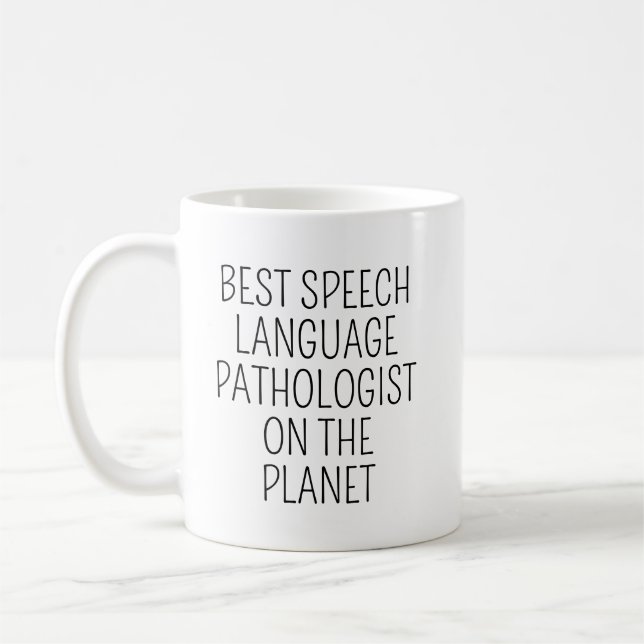 Mug Meilleur orthophoniste/orthophoniste  (Gauche)