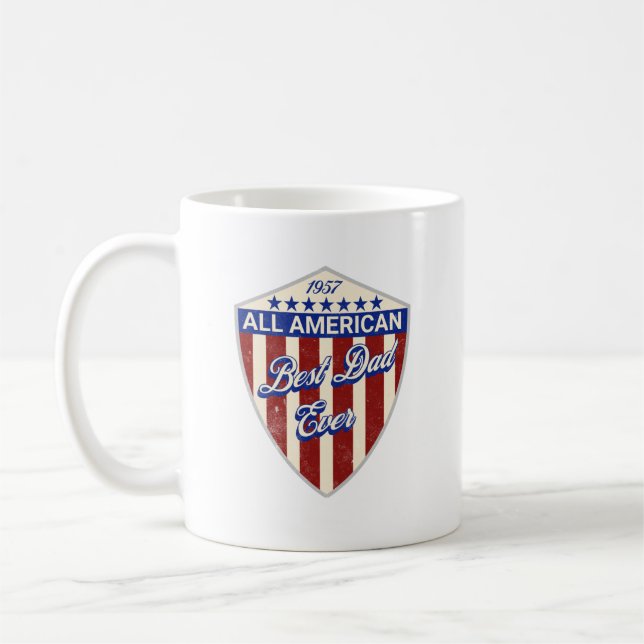 Mug Meilleur papa américain de tous les temps (Gauche)