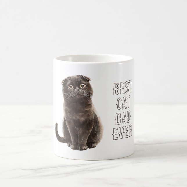 Mug Meilleur papa chat du monde (Centre)
