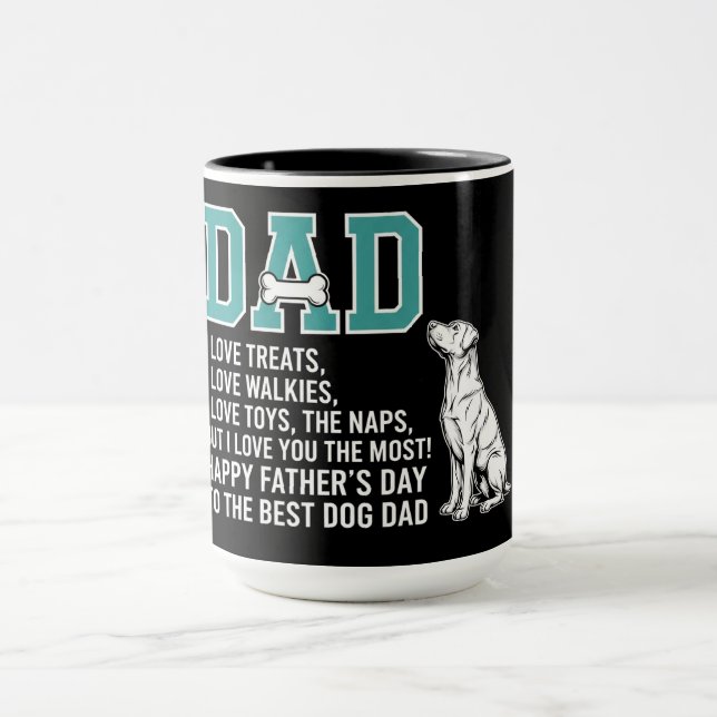 Mug Meilleur Papa Chien (Centre)