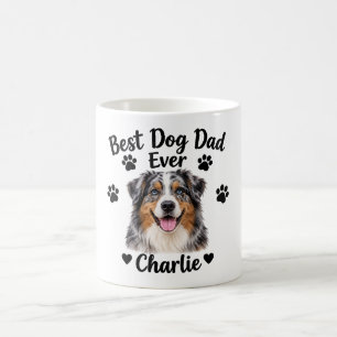 Mug Meilleur papa chien australien Shepherd Charlie