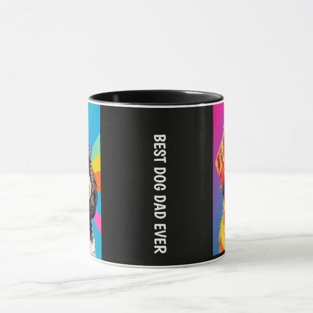 Mug Meilleur Papa Chien de Tous les Temps (Centre)