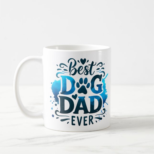 Mug Meilleur papa chien de tous les temps (Gauche)