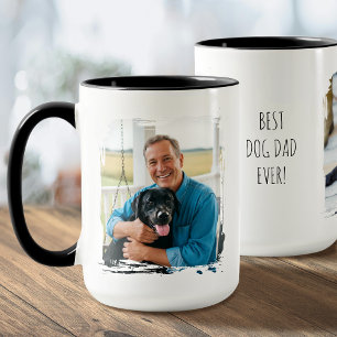 Mug Meilleur Papa Chien De Tous Les Temps 2 Photos Mod