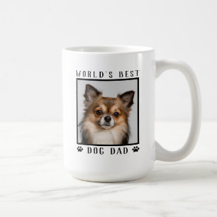 Mug Meilleur Papa Chien du Monde avec la photo de votr