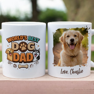 Mug Meilleur Papa Chien du Monde   Fête des Pères Pers