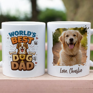 Mug Meilleur Papa Chien du Monde Fête des Pères Pers