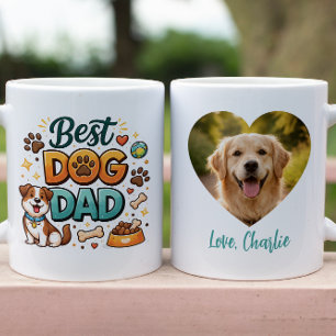 Mug Meilleur Papa Chien du Monde   Fête des Pères Pers