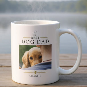 Mug Meilleur Papa Chien Photo Café Mignon Animal