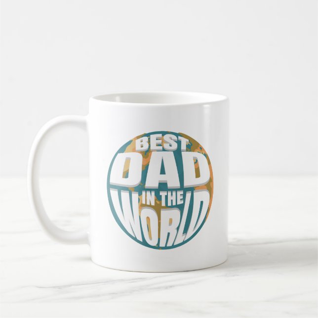 Mug Meilleur papa dans la Fête des pères mondiale Simp (Gauche)