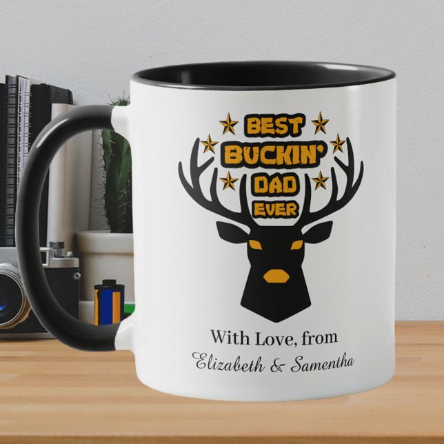 Mug Meilleur papa de Buckin (Créateur téléchargé)