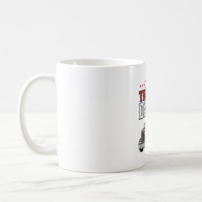 Mug Meilleur Papa de Camionneur Ever Création de Chemi (Gauche)