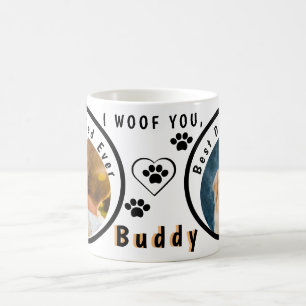 Mug Meilleur papa de chien au monde Photo personnalisé