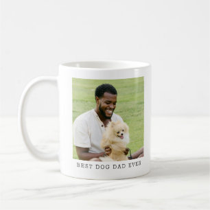 Mug Meilleur papa de chien personnalisé avec photo