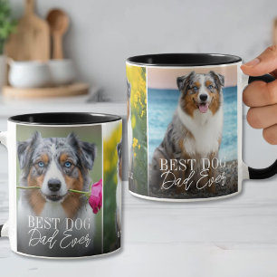 Mug Meilleur Papa de Chien Personnalisé Photo Nom