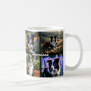 Mug Meilleur Papa de Chien Photo Collage Nom Personnal