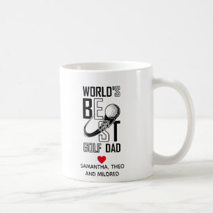 Mug Meilleur papa de golf au monde - Drôle et pensant