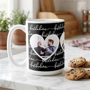 Mug Meilleur Papa de Tous les Temps Script Blanc Noir