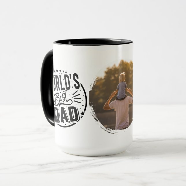 Mug Meilleur Papa du Monde  (Devant gauche)