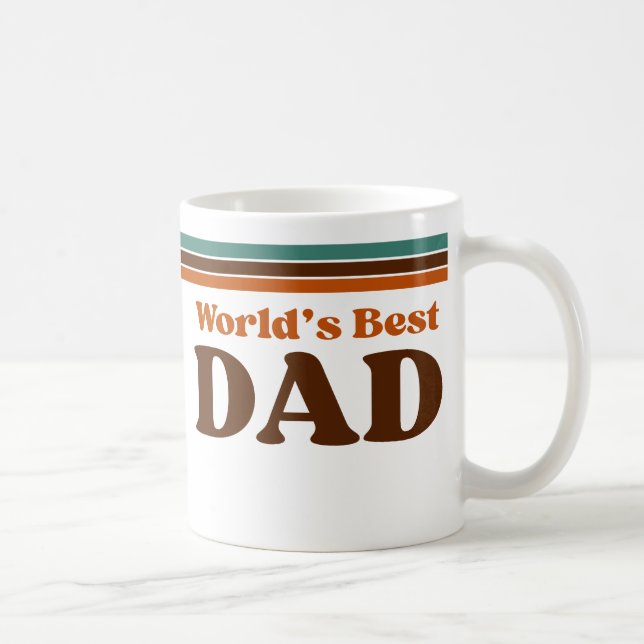 Mug Meilleur Papa du Monde  (Droite)