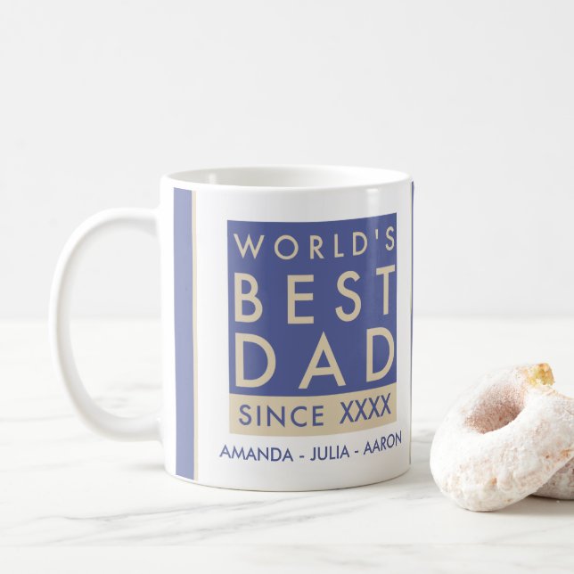 Mug Meilleur papa du monde (Avec donut)
