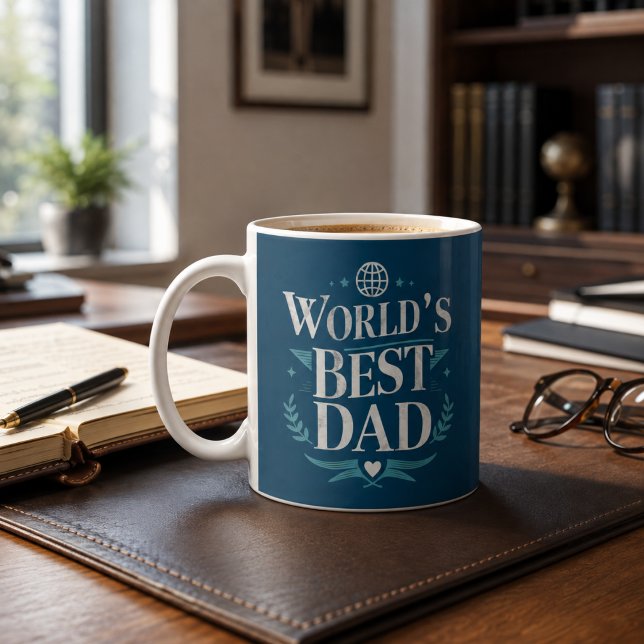 Mug Meilleur Papa du Monde (Créateur téléchargé)