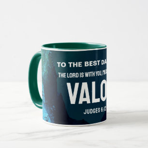 Mug Meilleur Papa du Monde HOMME VAILLANT DE VALEUR Ch