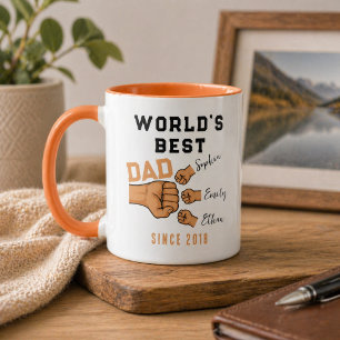 Mug Meilleur Papa du MONDE personnalisé   Fête des Pèr