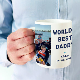 Mug Meilleur Papa du Monde Photo Souvenir