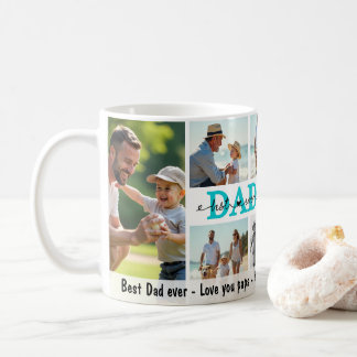 Mug Meilleur Papa du Monde Photomontage, Personnalisé,