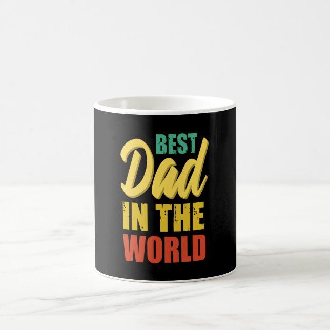 Mug Meilleur papa du monde - Super papa (Centre)