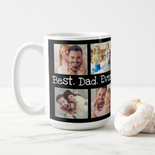Mug Meilleur papa Ever 4 photo Collage de photos Garde