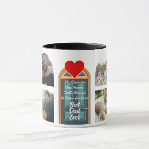 Mug Meilleur papa Ever Photo Porte personnalisée et Éd