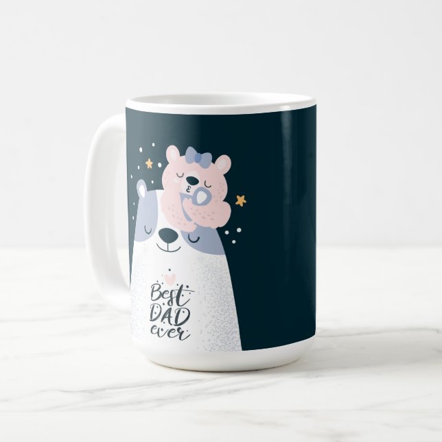 Mug Meilleur papa jamais (Devant gauche)