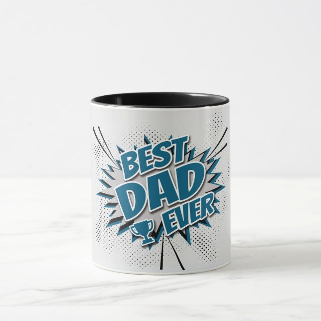 Mug Meilleur papa jamais (Centre)