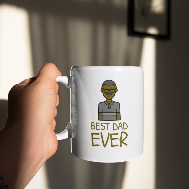 Mug Meilleur papa jamais (Créateur téléchargé)