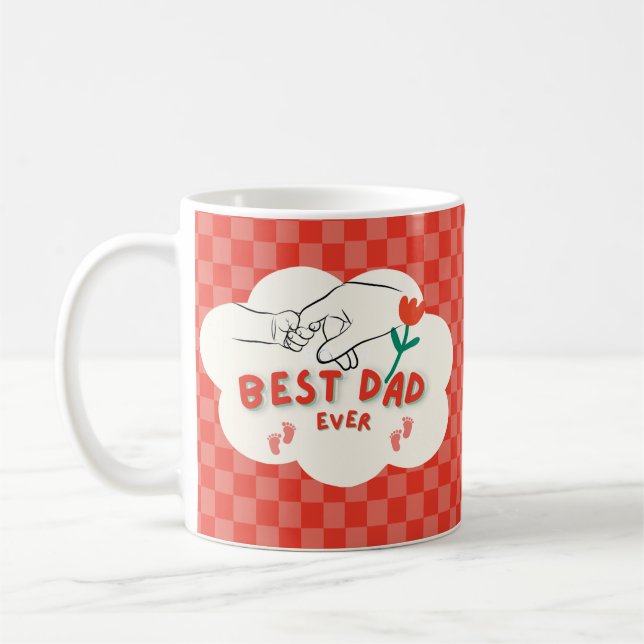 Mug meilleur papa jamais (Gauche)