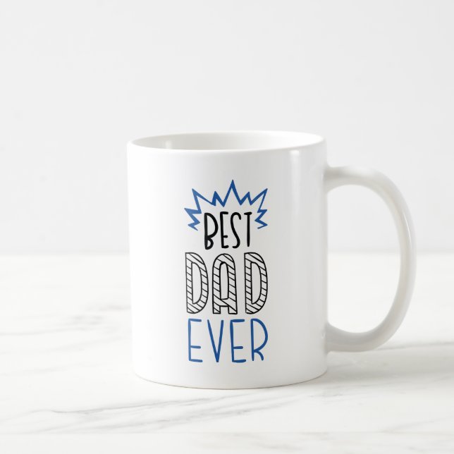 Mug Meilleur papa jamais (Droite)