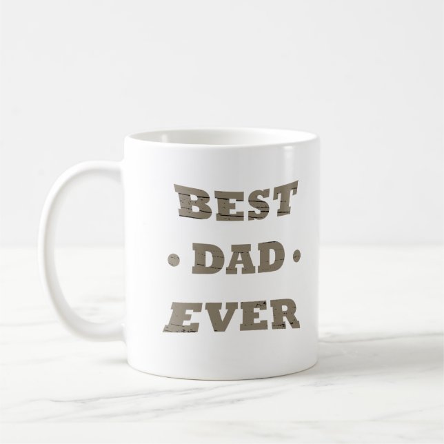 Mug Meilleur papa jamais Bonne Fête des pères idées ca (Gauche)