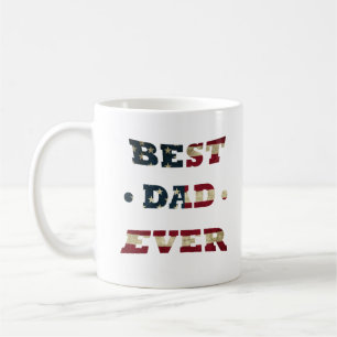 Mug Meilleur papa jamais drapeau américain