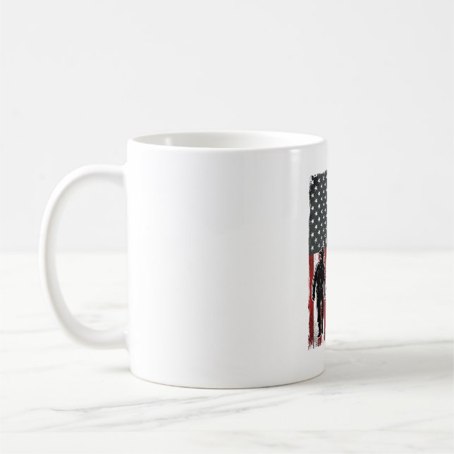 Mug Meilleur Papa Jamais Drapeau de Pêche Design Vecto (Gauche)