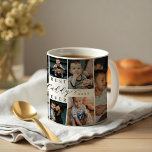 Mug Meilleur papa jamais | Fête des pères 8 Collage ph<br><div class="desc">Envoyez un beau cadeau de fête des pères personnalisé à votre père qu'il chérira. Collage photo de famille de fêtes des pères personnalisées spéciales pour afficher vos photos et souvenirs de famille spéciaux. Notre design comprend un design simple de 8 photos collage grille avec "Best Daddy Ever" conçu dans un...</div>