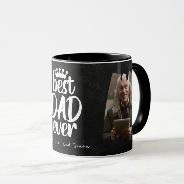 Mug Meilleur papa Jamais Fête des pères Cadeau Café no (Devant droit)