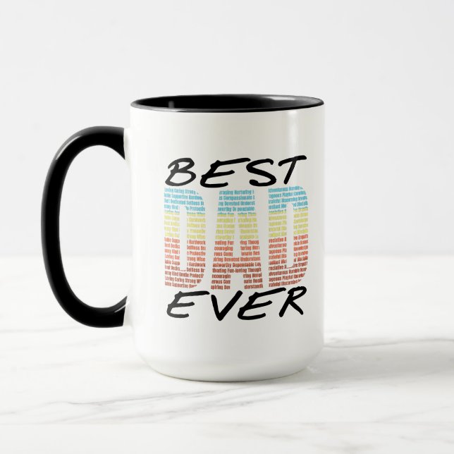 Mug Meilleur Papa Jamais Fête des pères Cadeau Pour Pa (Gauche)