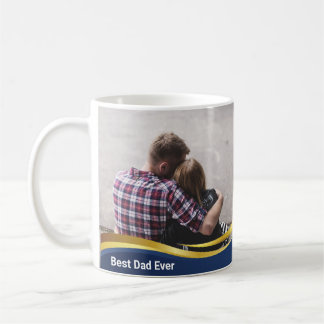 Mug Meilleur Papa Jamais, Fête des pères Photo personn